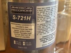アメリカンレコーダーテクノロジー ヘッドクリーナー　S-72H 100mlのサムネイル