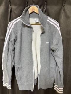 adidas グレー ジップアップジャケットのサムネイル