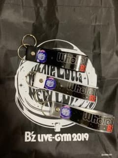B'z Whole lotta new love  銀テープ キーホルダーのサムネイル