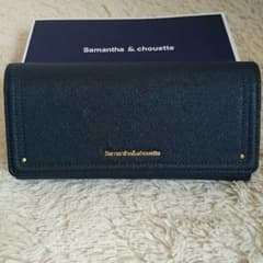 新品未使用！Samantha&chouette　ネイビー長財布のサムネイル
