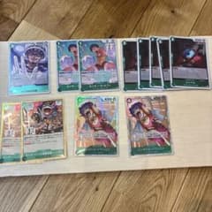 ワンピースカードゲーム 緑デッキパーツ まとめ売り　SR R 計１２枚のサムネイル