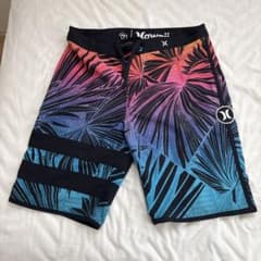 Hurley メンズ サーフパンツ 水着 ボタニカル柄のサムネイル