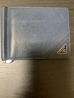 財布 二つ折り マネークリップ　PRADA プラダのサムネイル