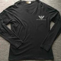 EMPORIO ARMANI ロンT シンプル 黒 長袖 美品 ブラックのサムネイル