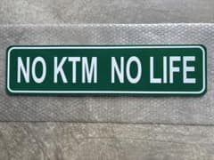 一*晴様 【NO KTM NO LIFE 】　オリジナル看板ボードのサムネイル