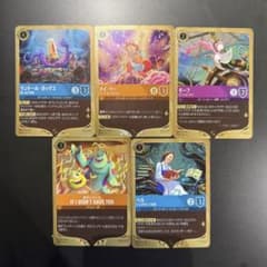 ディズニーロルカナ】大会限定プロモ5種各1枚セット。 - メルカリ