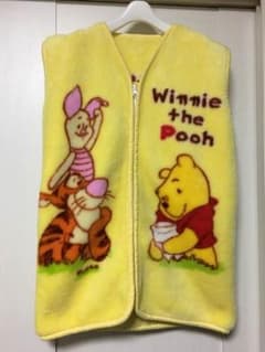 かいまき毛布   スリーパー  中古品  くまのプーさんのサムネイル