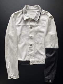 helmut lang 2003ss 本人期 デニムレザージャケット 46 - メルカリ