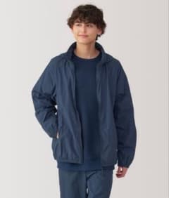無印良品 セットアップ ナイロンジャケット パンツ XL M ネイビーのサムネイル