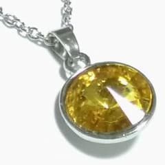 シンプルネックレス カナリアイエロー[S-313]のサムネイル