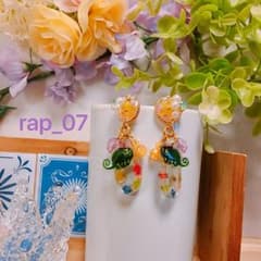 プリンセス ラプンツェル お花ピアス/ディズニー バウンド インパにも♡のサムネイル