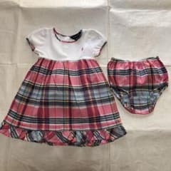チェックワンピース 子供服のサムネイル