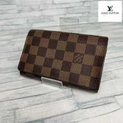 極上美品　60 LOUIS VUITTON ダミエ 二つ折り財布　ka4 極上美品 60 LOUIS VUITTON ダミエ 二つ折り財布 ka4 - メルカリ