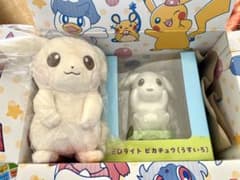 ぽこあポケモン うすいろピカチュウ ぬいぐるみ LEDライト セット