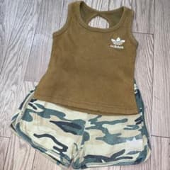 adidas 迷彩タンクトップセットアップ　カモフラ柄のサムネイル