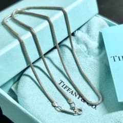 ティファニー 45cm スネークチェーン ネックレス Tiffany シルバー
