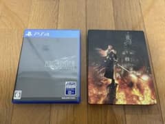 PS4 ファイナルファンタジー7 リメイク　スチールブック付きのサムネイル
