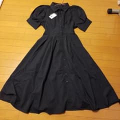 ロングワンピース　ネイビーのサムネイル