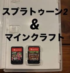Nintendo Switch software: Splatoon 2, Minecraft