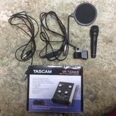 TASCAM オーディオインターフェース マイク・マイクケーブルセットのサムネイル