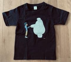 Disney 베이 맥스 T 셔츠 블랙 120cm 디즈니 랜드