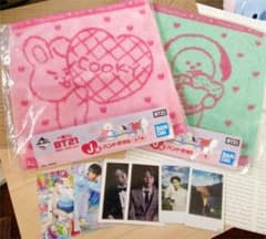 BTS 公式 BT21ファミマくじ ハンドタオルセットのサムネイル