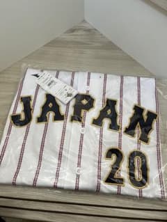 新品 WBC侍ジャパン 周東佑京 ホームVer.レプリカユニフォーム L