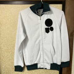 PPFM ホワイト ジップアップ　ジャージ素材　トップスのサムネイル