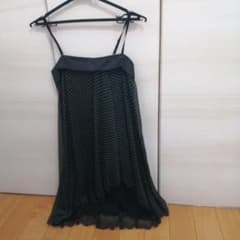 シフォン ドット ワンピース フリル M ドレスのサムネイル