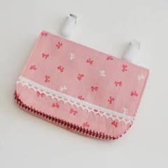 移動ポケット ハンドメイド ピンクリボンのサムネイル