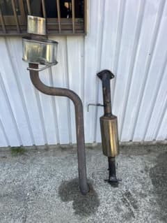 中古 スルガスピード マフラー ハイエース200系ワイド 2型 3L 