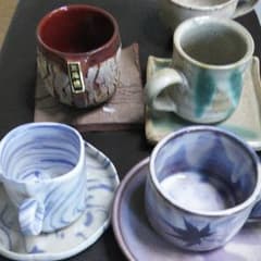 コーヒーカップ4個　ブラスおまけ2個のサムネイル