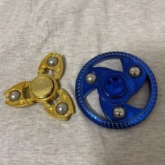 ハンドスピナー 2個セット ゴールド ブルーのサムネイル