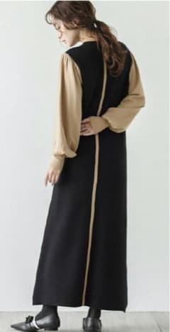 新品未使用！綺麗めロングワンピースのサムネイル