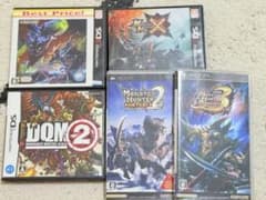 モンハン ドラクエ DS・3DS・PSP ゲーム ソフト5本まとめ売り