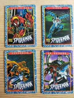 スパイダーマン オールメタルカード　4枚セットのサムネイル