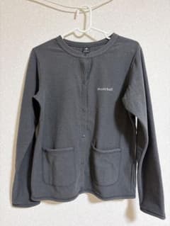 mont-bell モンベル カーディガン グレー Mのサムネイル
