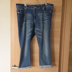 ストレートデニムパンツ インディゴブルーのサムネイル