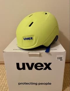 uvex 蛍光イエロー ジュニアスキーヘルメットのサムネイル