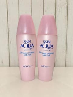 【新品未使用】SKIN AQUA スキンアクア スーパーモイスチャーミルク　2個のサムネイル