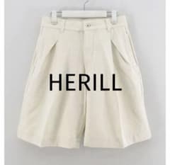 M*T様 HERILL HL Denim Tuckshorts NATURAL - メルカリ