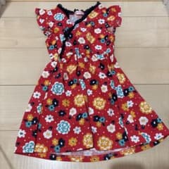美品⭐︎浴衣風ワンピース　120のサムネイル