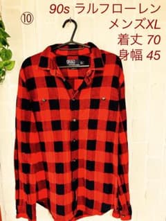 90s Polo by Ralph Lauren XL チェックシャツ - メルカリ