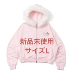 HELLO KITTY 9090girl Logo Hoodie black L - メルカリ