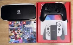 【最終】NintendoSwitch有機ELモデル本体(Proコン、カセット付)のサムネイル