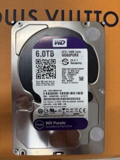 WD Purple 6TB WD60PURX 内蔵ハードディスク - メルカリ