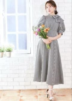 【定価15950円】 ウィルセレクション　ギンガムチェックワンピースのサムネイル
