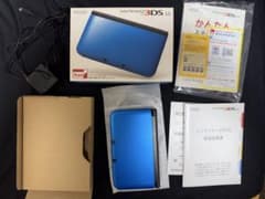 ニンテンドー3DS LL ブルー×ブラック 本体 箱・アダプター付きのサムネイル