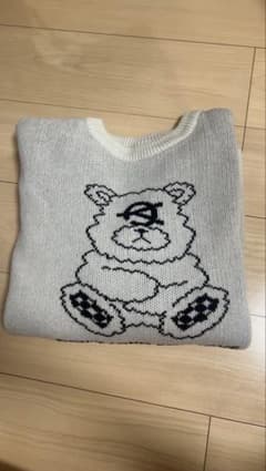 OY クマ ホワイトニットのサムネイル