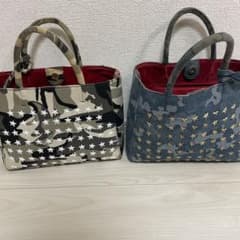 迷彩柄トートバッグ（星付き）のサムネイル